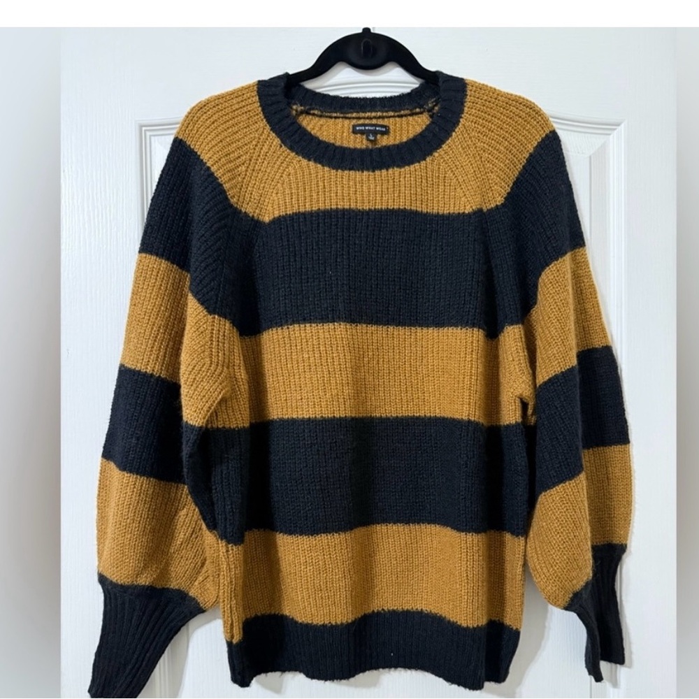 Who What Wear Striped Sweater